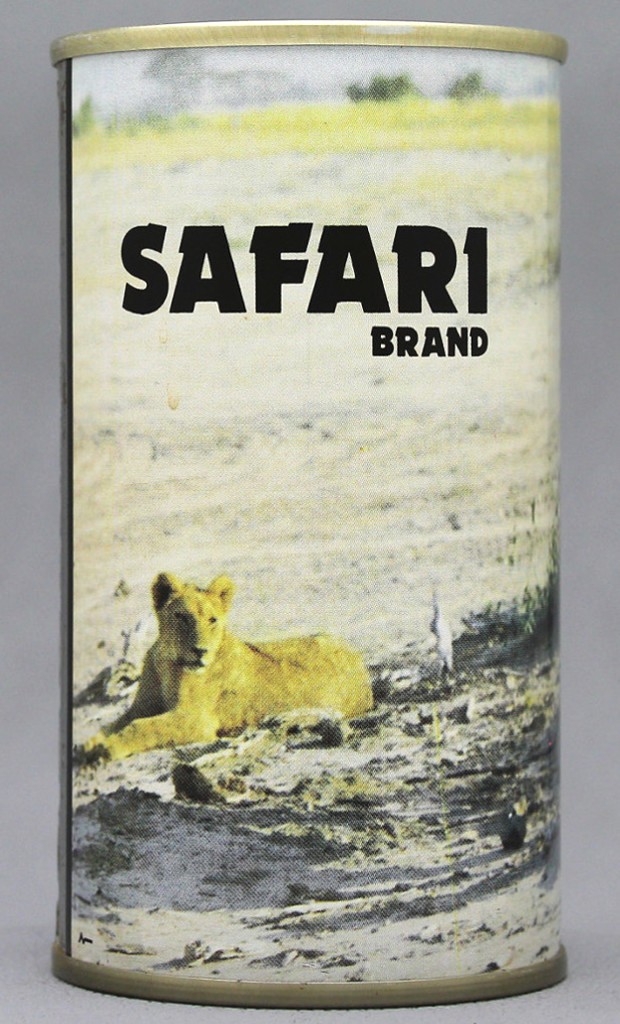 Safari Brand Beer 12 Oz Tab Top Can