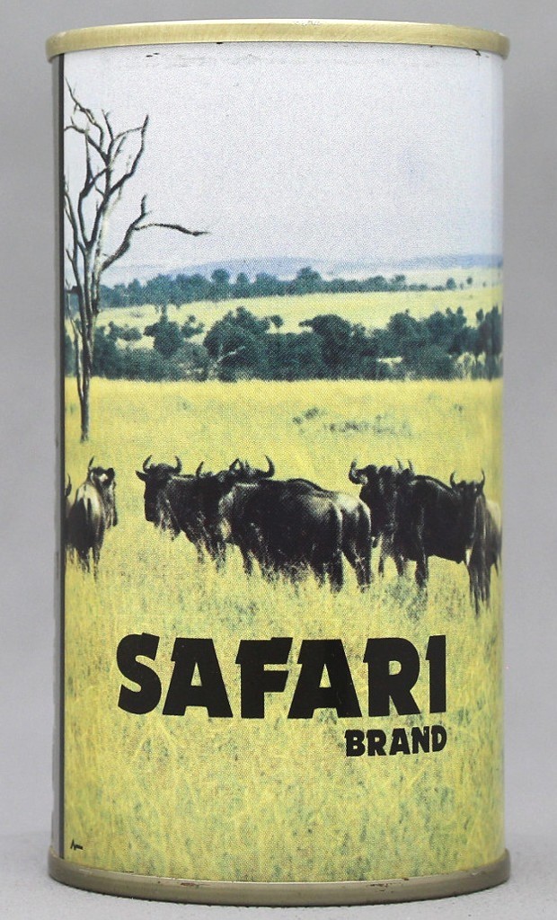 Safari Brand Beer 12 Oz Tab Top Can