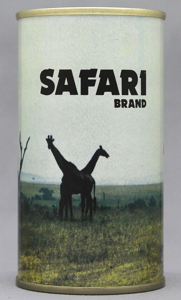 Safari Brand Beer 12 Oz Tab Top Can