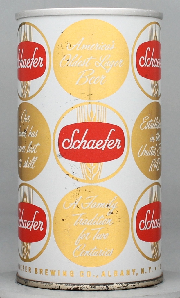 Schaefer Beer 12 Oz Zip Top Can