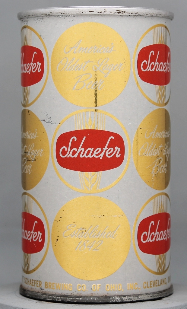 Schaefer Beer 12 Oz Zip Top Can
