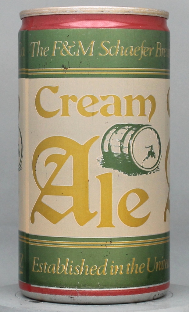 Schaefer Cream Ale 12 Oz Tab Top Can