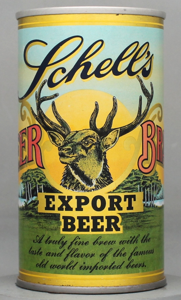 Schell's Deer Brand Export Beer 12 Oz Tab Top Can