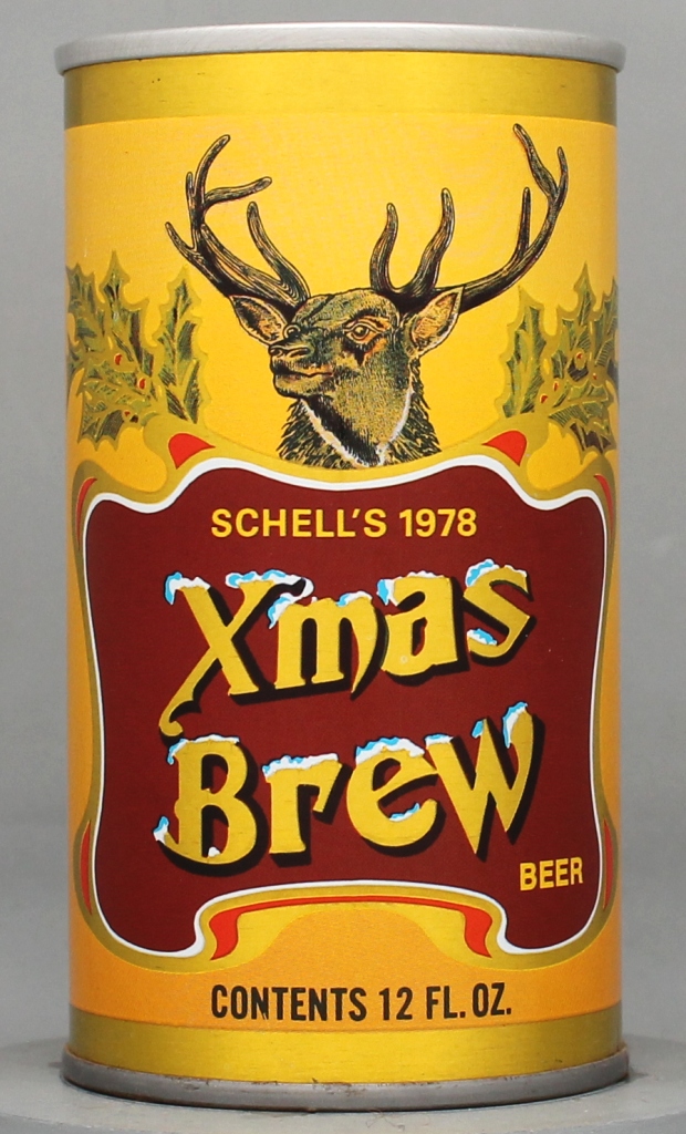 Schell's Xmas Brew Beer 12 Oz Tab Top Can