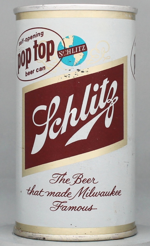 Schlitz Beer 12 Oz Zip Top Can