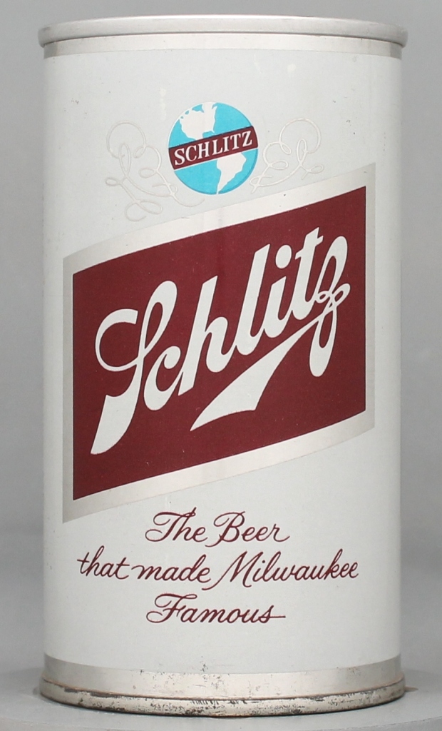 Schlitz Beer 12 Oz Zip/Tab Top Can