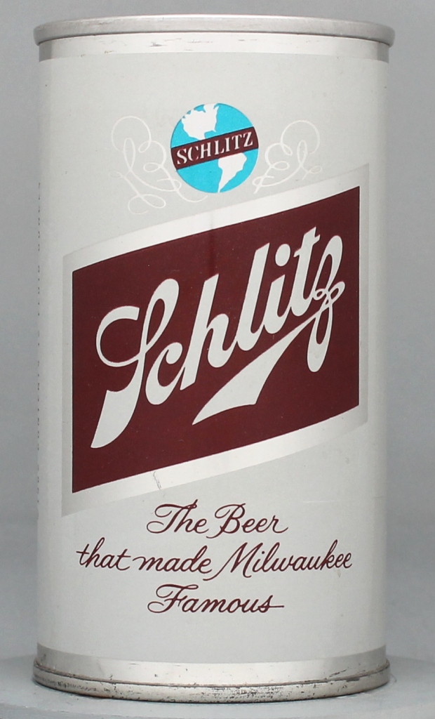 Schlitz Beer 12 Oz Tab Top Can