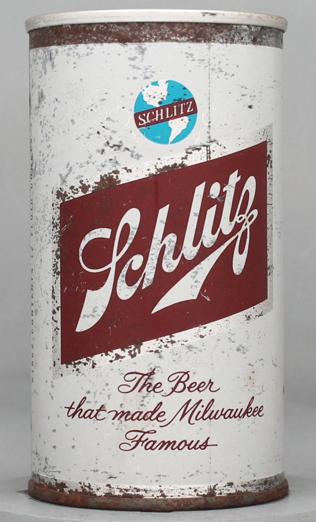 Schlitz Beer 12 Oz Zip Top Can