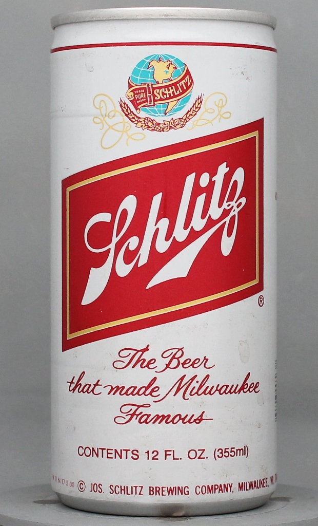 Schlitz Beer 12 Oz Tab Top Can