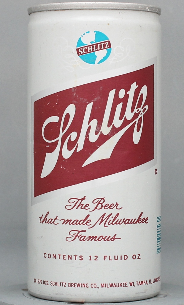 Schlitz Beer 12 Oz Tab Top Can