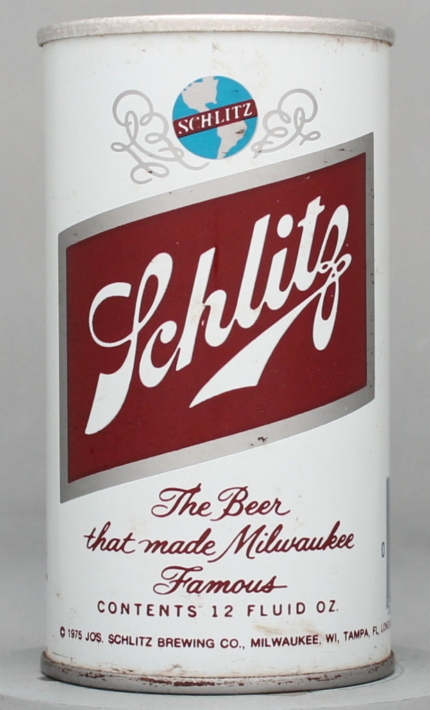Schlitz Beer 12 Oz Tab Top Can