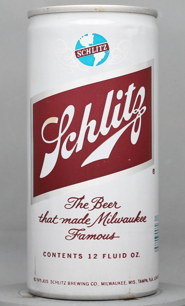 Schlitz Beer 12 Oz Tab Top Can