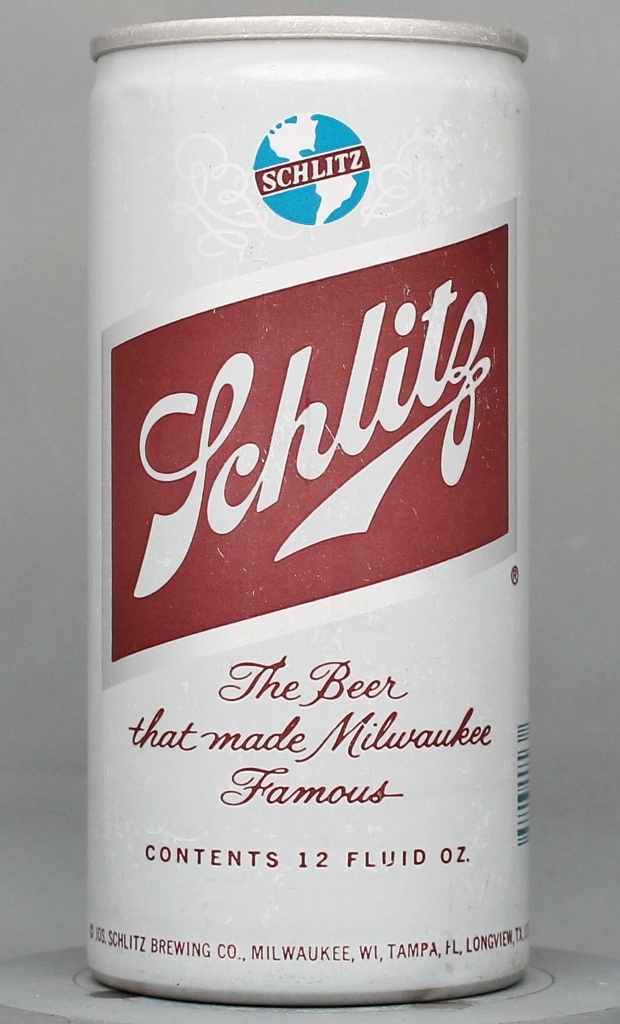Schlitz Beer 12 Oz Tab Top Can