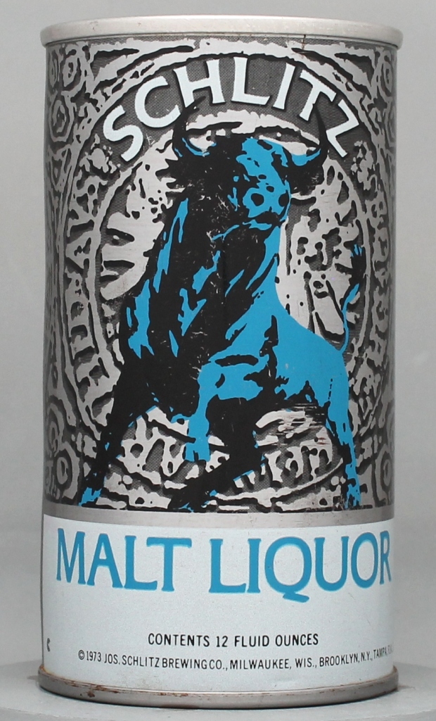 Schlitz Malt Liquor 12 Oz Tab Top Can