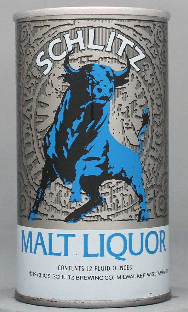 Schlitz Malt Liquor 12 Oz Tab Top Can