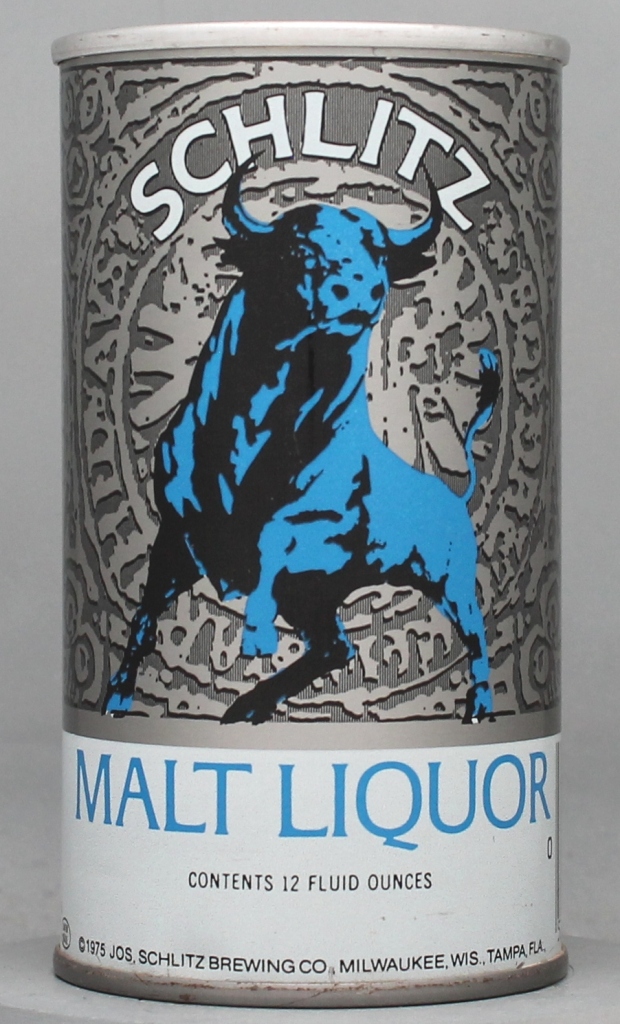 Schlitz Malt Liquor 12 Oz Tab Top Can