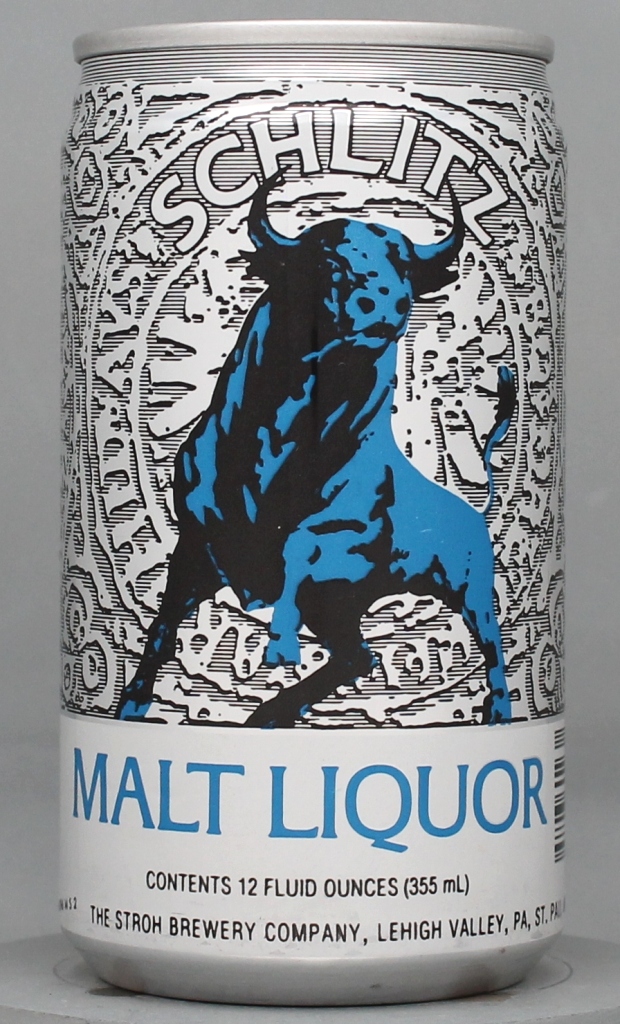 Schlitz Malt Liquor 12 Oz Tab Top Can