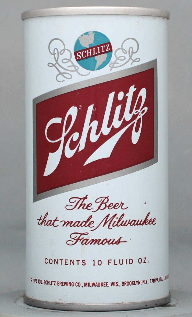 Schlitz Beer 10 Oz Tab Top Can