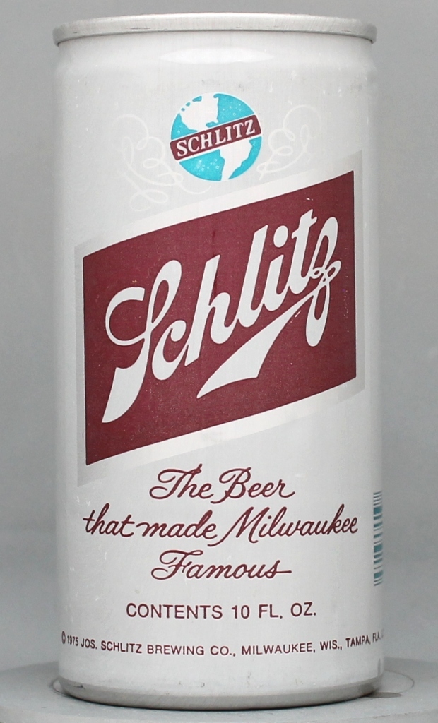 Schlitz Beer 10 Oz Tab Top Can