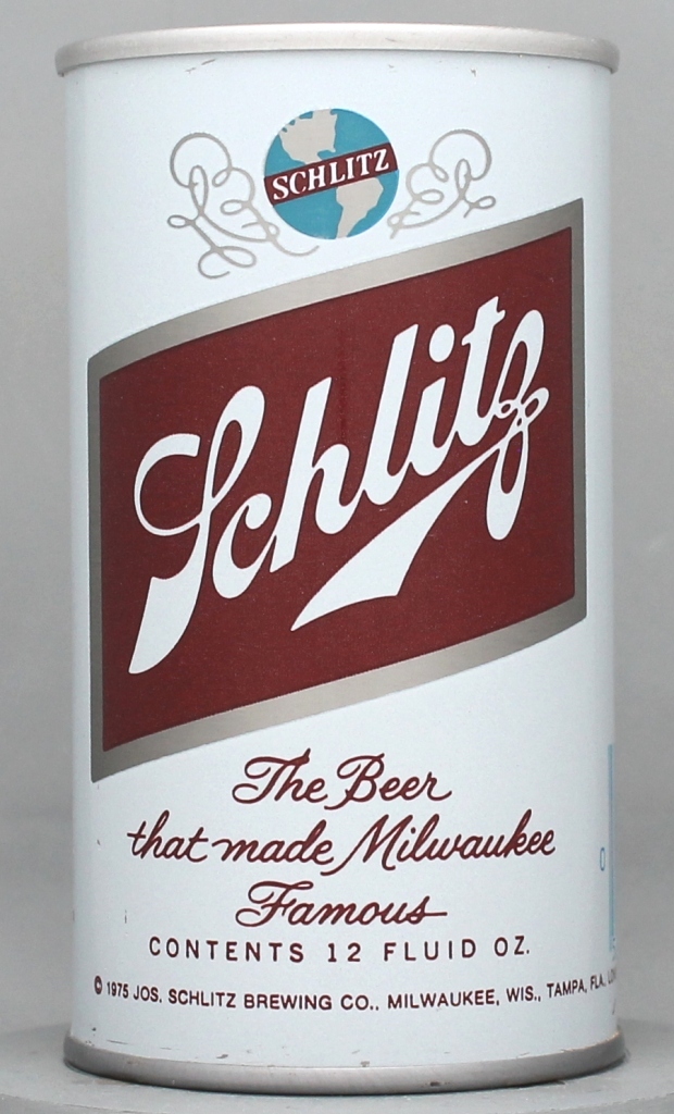 Schlitz Beer 12 Oz Tab Top Can