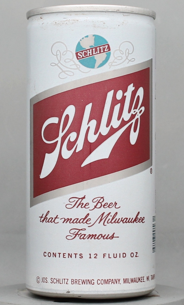 Schlitz Beer 12 Oz Tab Top Can