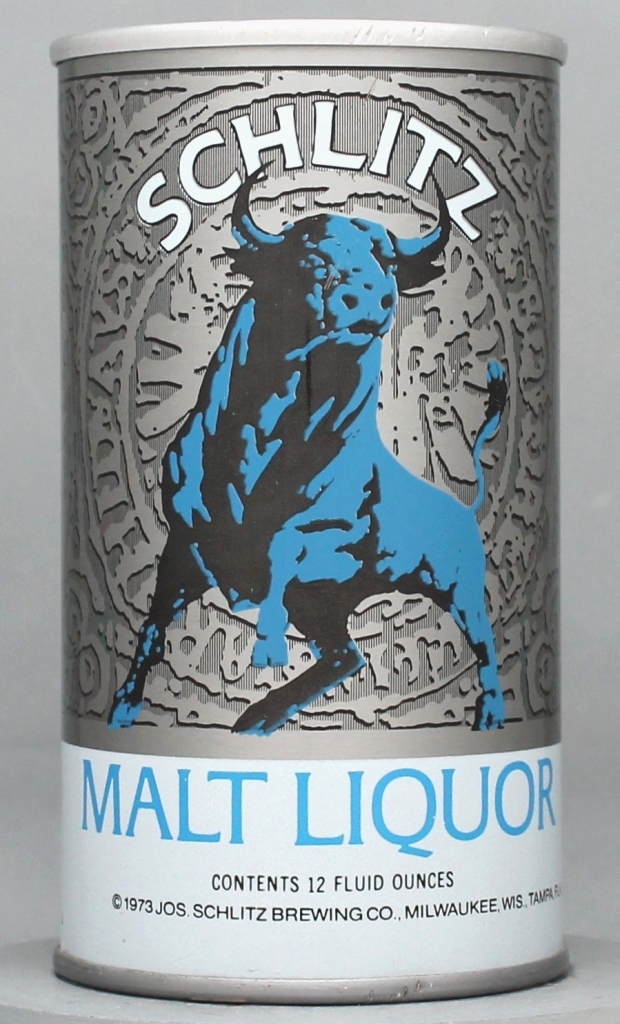 Schlitz Malt Liquor 12 Oz Tab Top Can