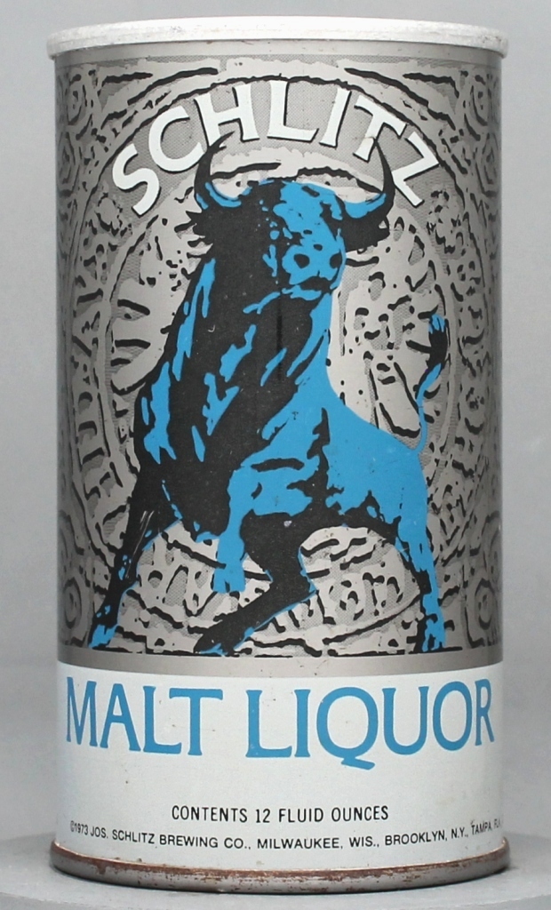 Schlitz Malt Liquor 12 Oz Tab Top Can