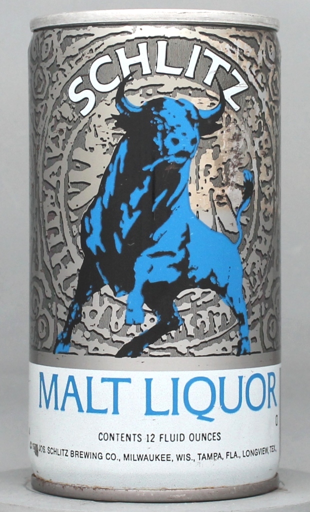 Schlitz Malt Liquor 12 Oz Tab Top Can