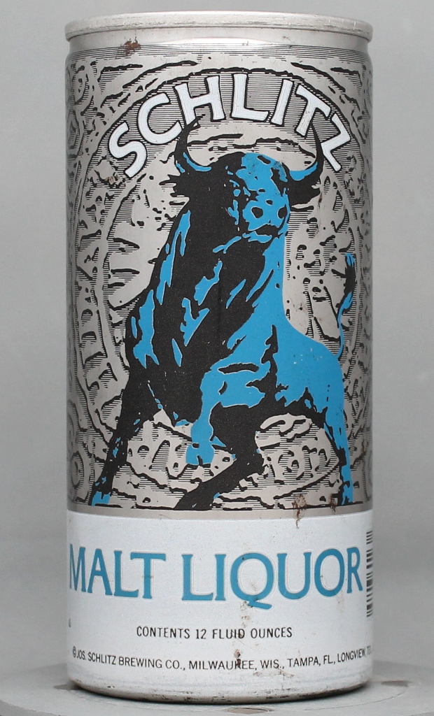 Schlitz Malt Liquor 12 Oz Tab Top Can