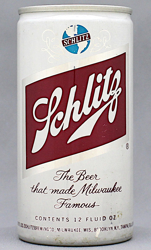 Schlitz Beer 12 Oz Tab Top Can
