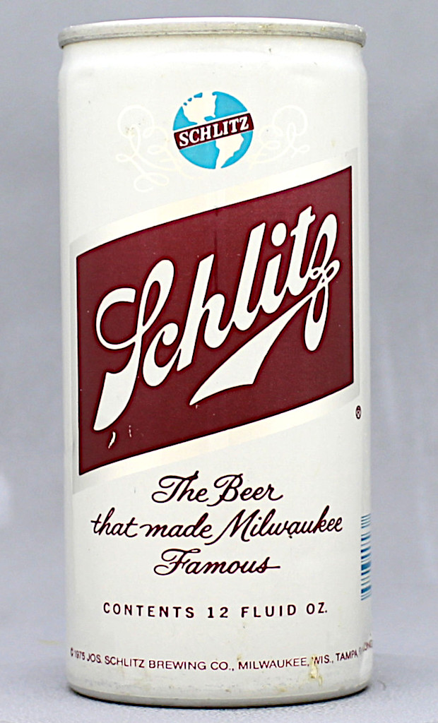 Schlitz Beer 12 Oz Tab Top Can