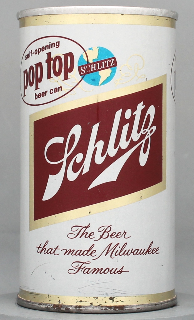 Schlitz Beer 12 Oz Zip/Insert Top Can