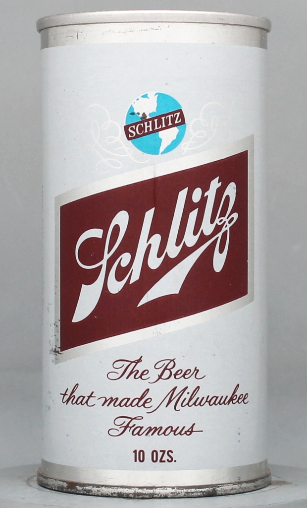 Schlitz Beer 10 Oz Tab Top Can