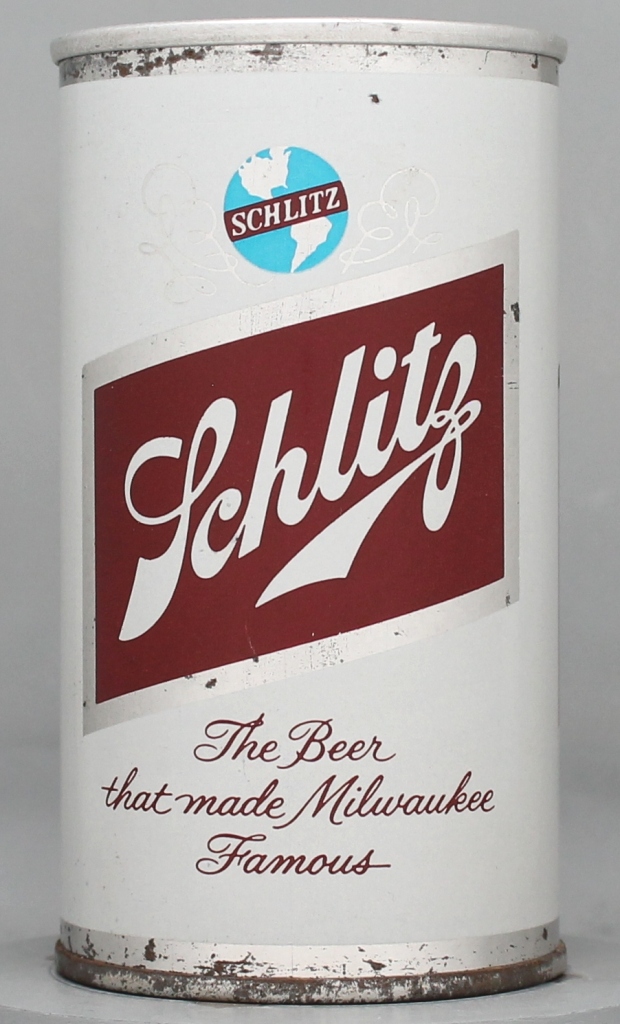 Schlitz Beer 12 Oz Zip/Insert Top Can