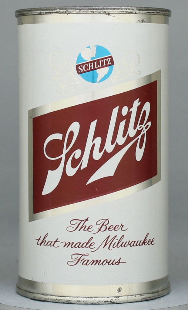 Schlitz Beer 12 Oz Zip/Insert Top Can