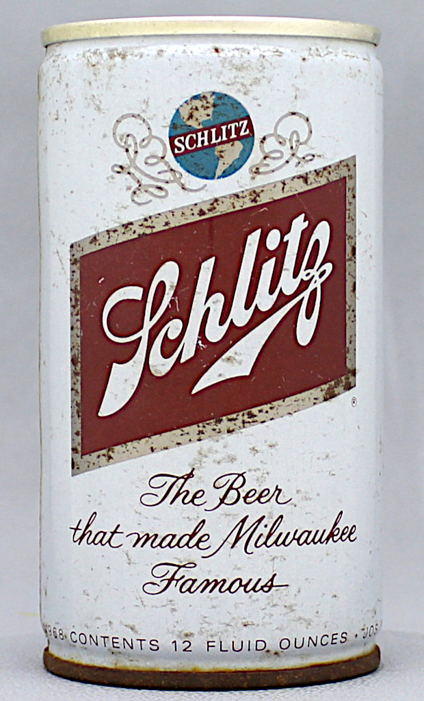 Schlitz Beer 12 Oz Tab Top Can