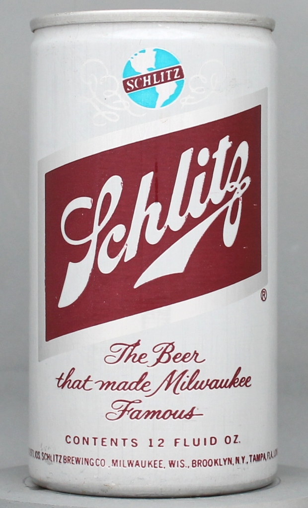 Schlitz Beer 12 Oz Tab Top Can