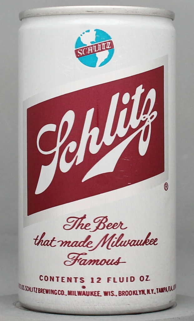 Schlitz Beer 12 Oz Tab Top Can