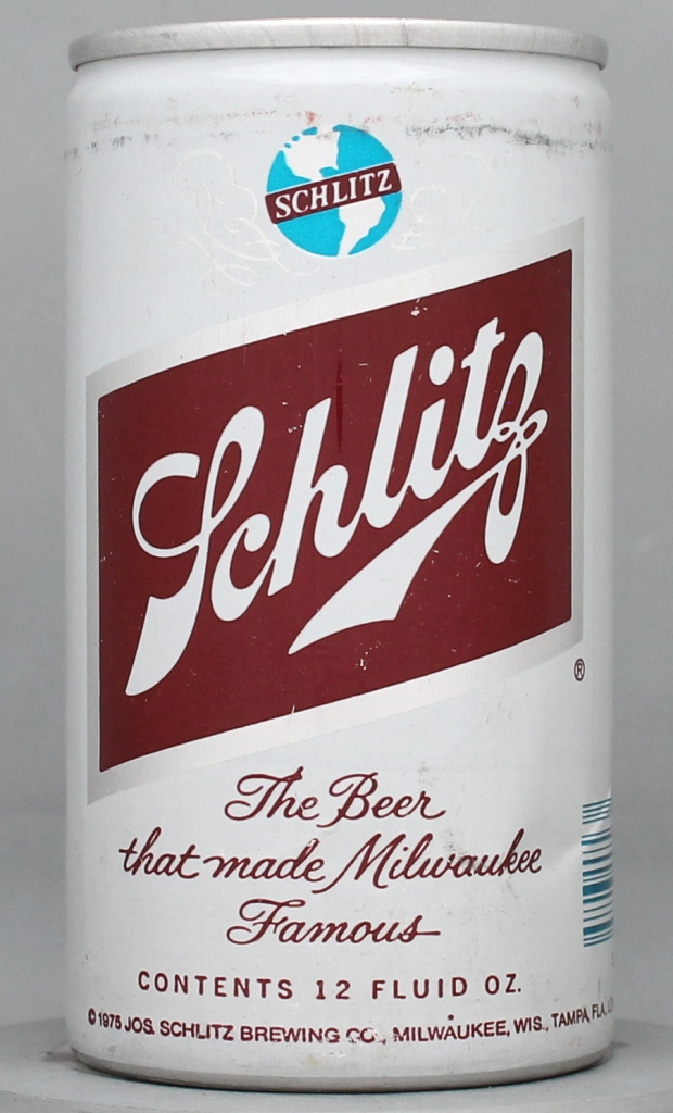 Schlitz Beer 12 Oz Tab Top Can