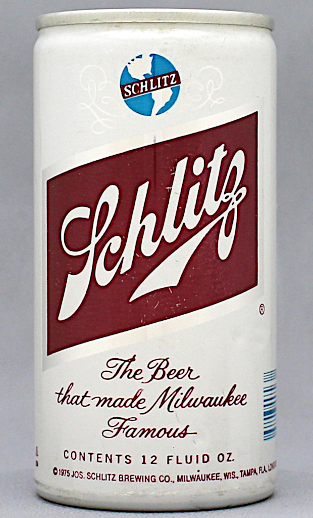 Schlitz Beer 12 Oz Tab Top Can