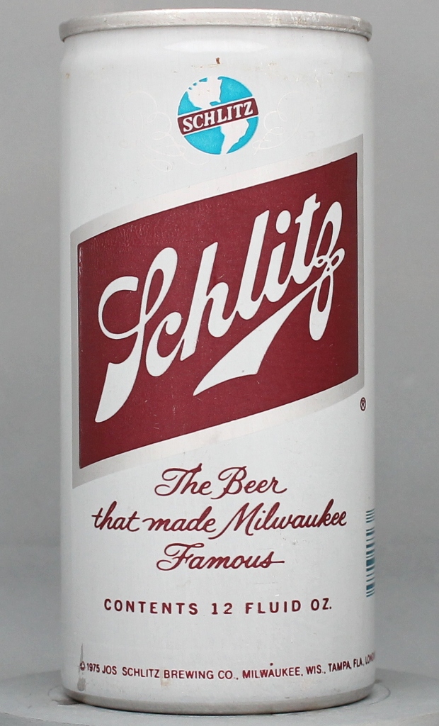 Schlitz Beer 12 Oz Tab Top Can