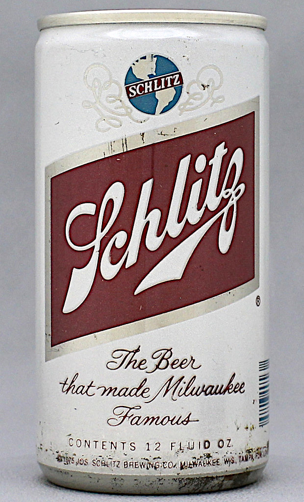Schlitz Beer 12 Oz Tab Top Can