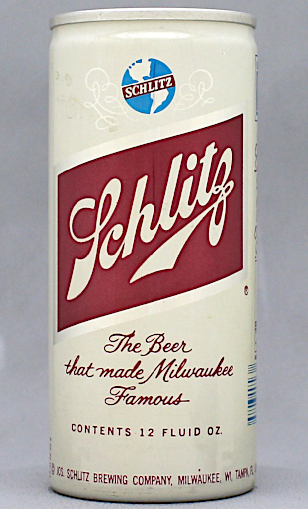 Schlitz Beer 12 Oz Tab Top Can