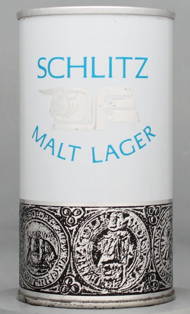 Schlitz Malt Lager 12 Oz Zip/Tab Top Can