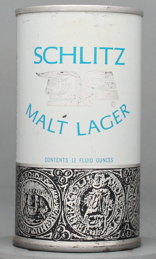 Schlitz Malt Lager 12 Oz Tab Top Can