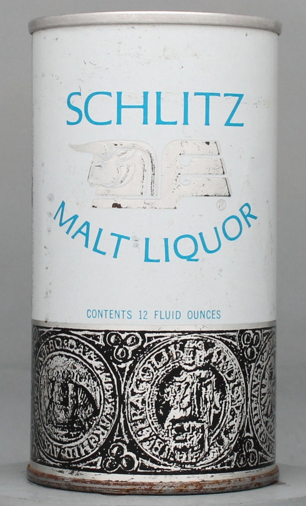 Schlitz Malt Liquor 12 Oz Tab Top Can