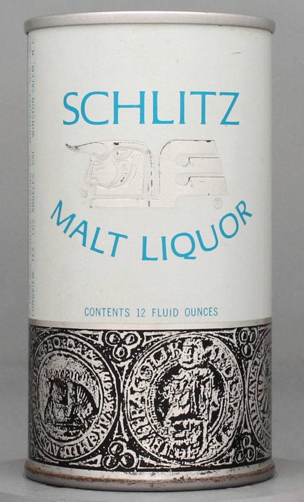Schlitz Malt Liquor 12 Oz Tab Top Can