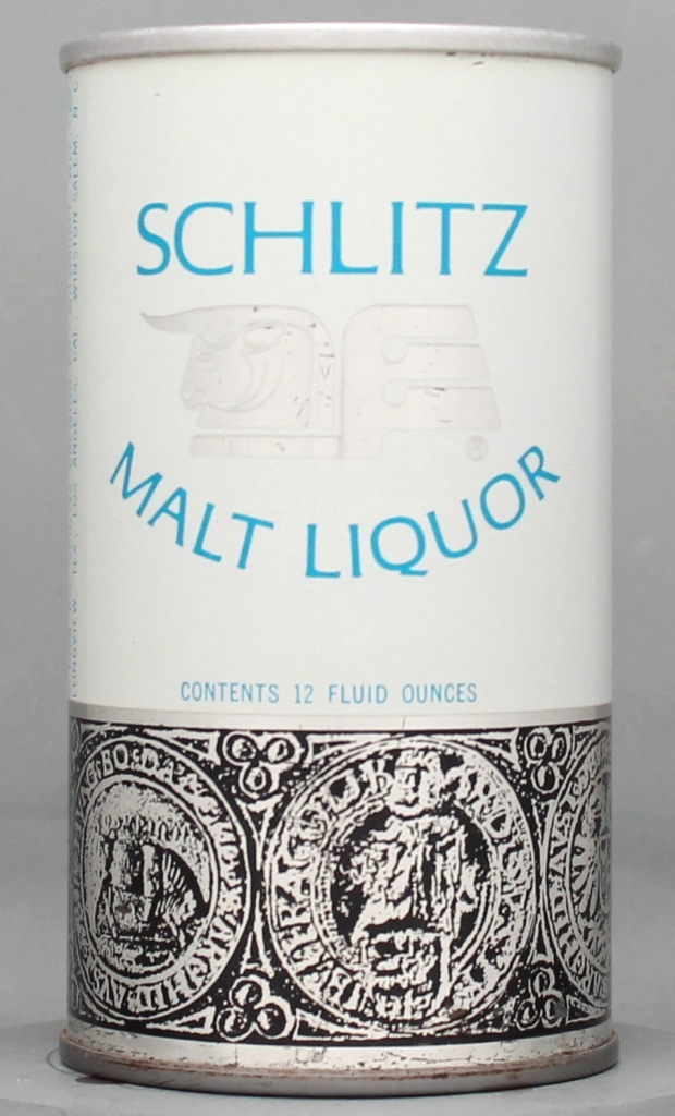 Schlitz Malt Liquor 12 Oz Tab Top Can