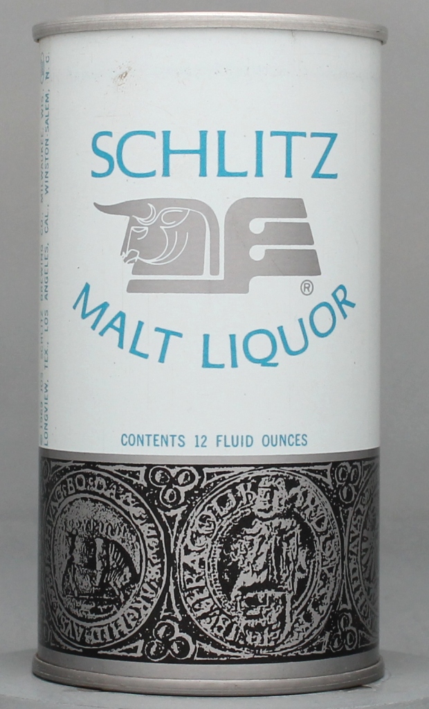 Schlitz Malt Liquor 12 Oz Tab Top Can