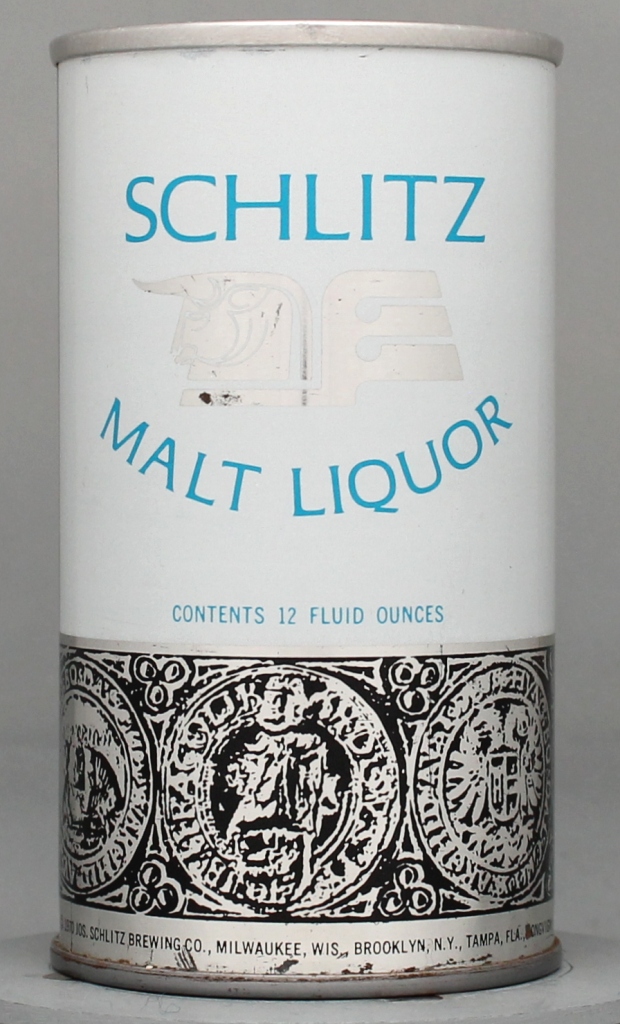 Schlitz Malt Liquor 12 Oz Tab Top Can